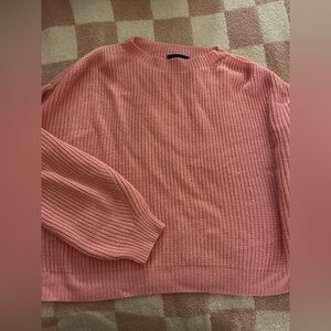 Unlabeled Cropped Knitted Sweater